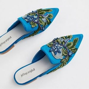 Jeffery Campbell Valencia Embroidered Flats